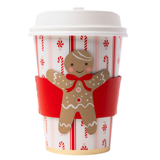 Sweet Gingerbread Hot Cups, Set of 8