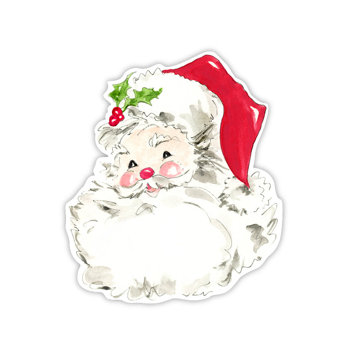 Die-Cut Accents Place Cards, Red Santa
