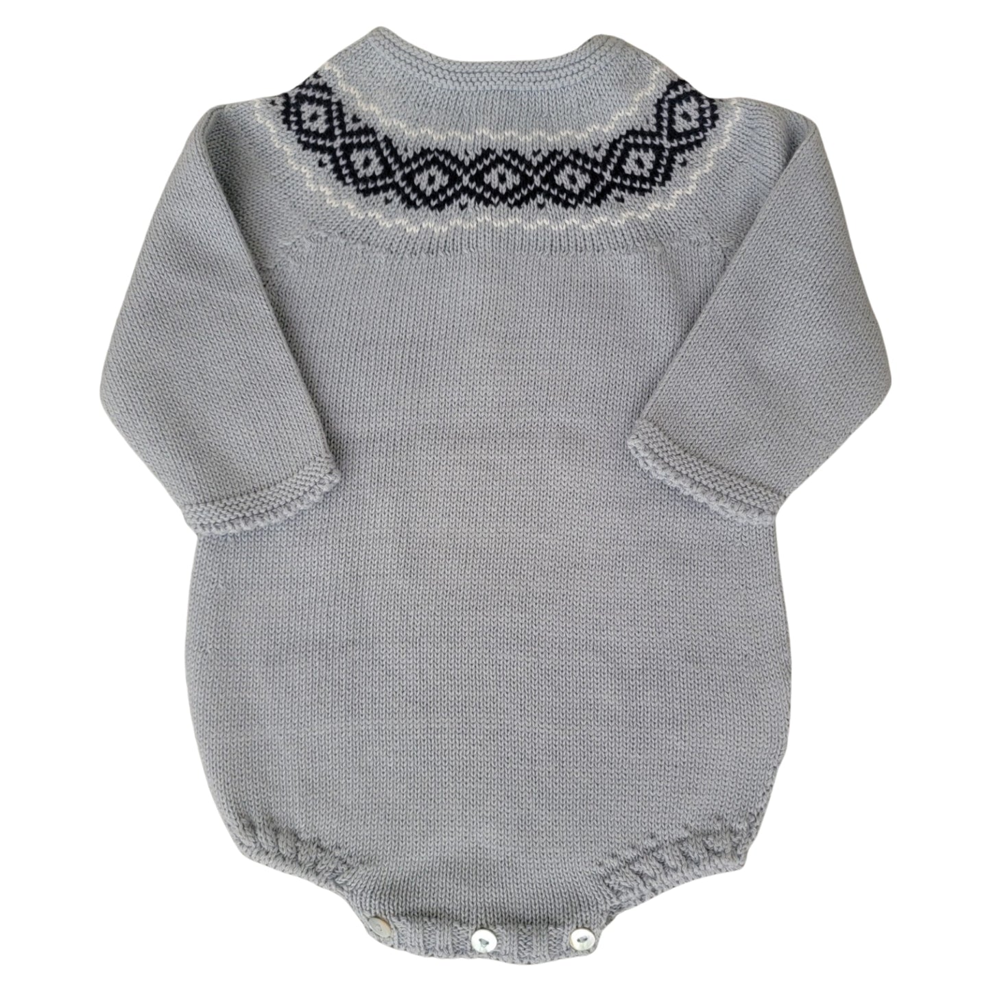 Fair Isle Blue & Navy Bubble