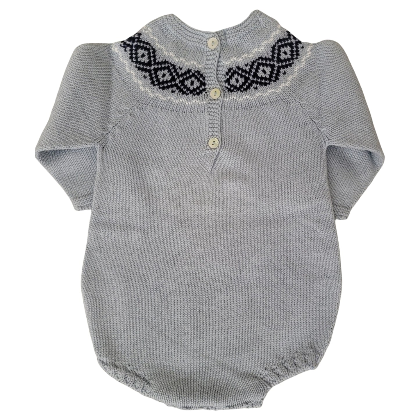 Fair Isle Blue & Navy Bubble