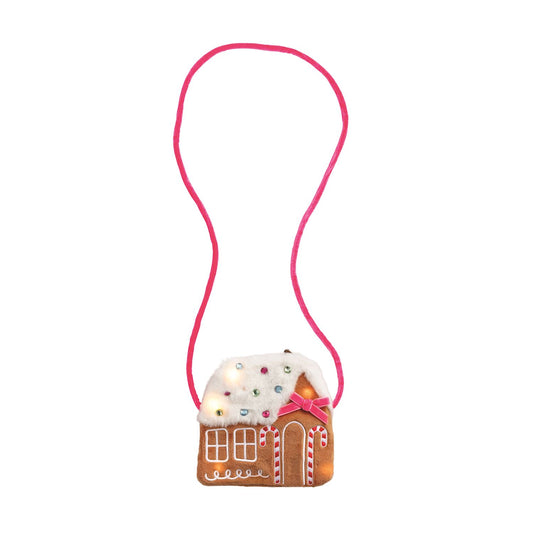 Gingerbread House Light,Up Purse