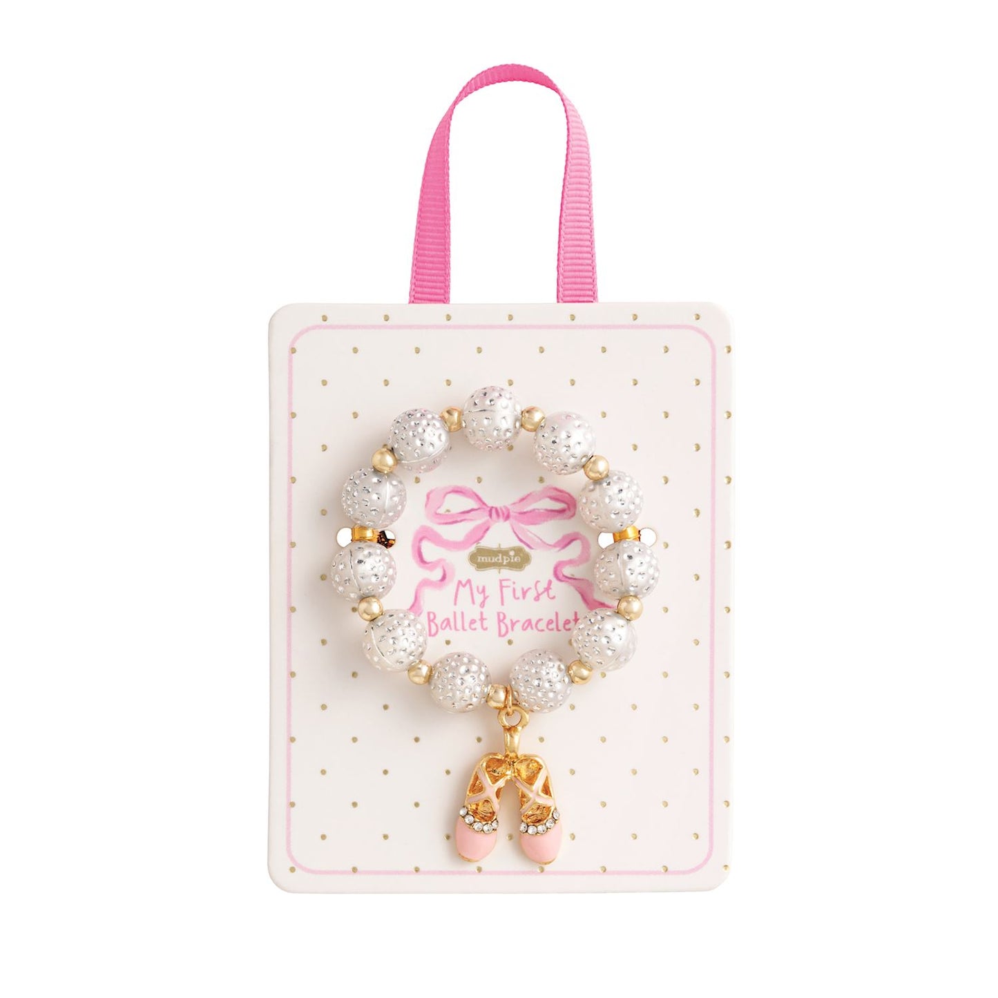 Pearl Ballet Shoe Bracelet