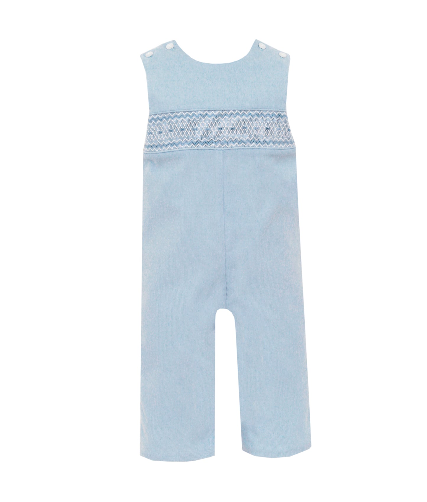 Boy Light Blue Cord Long John John