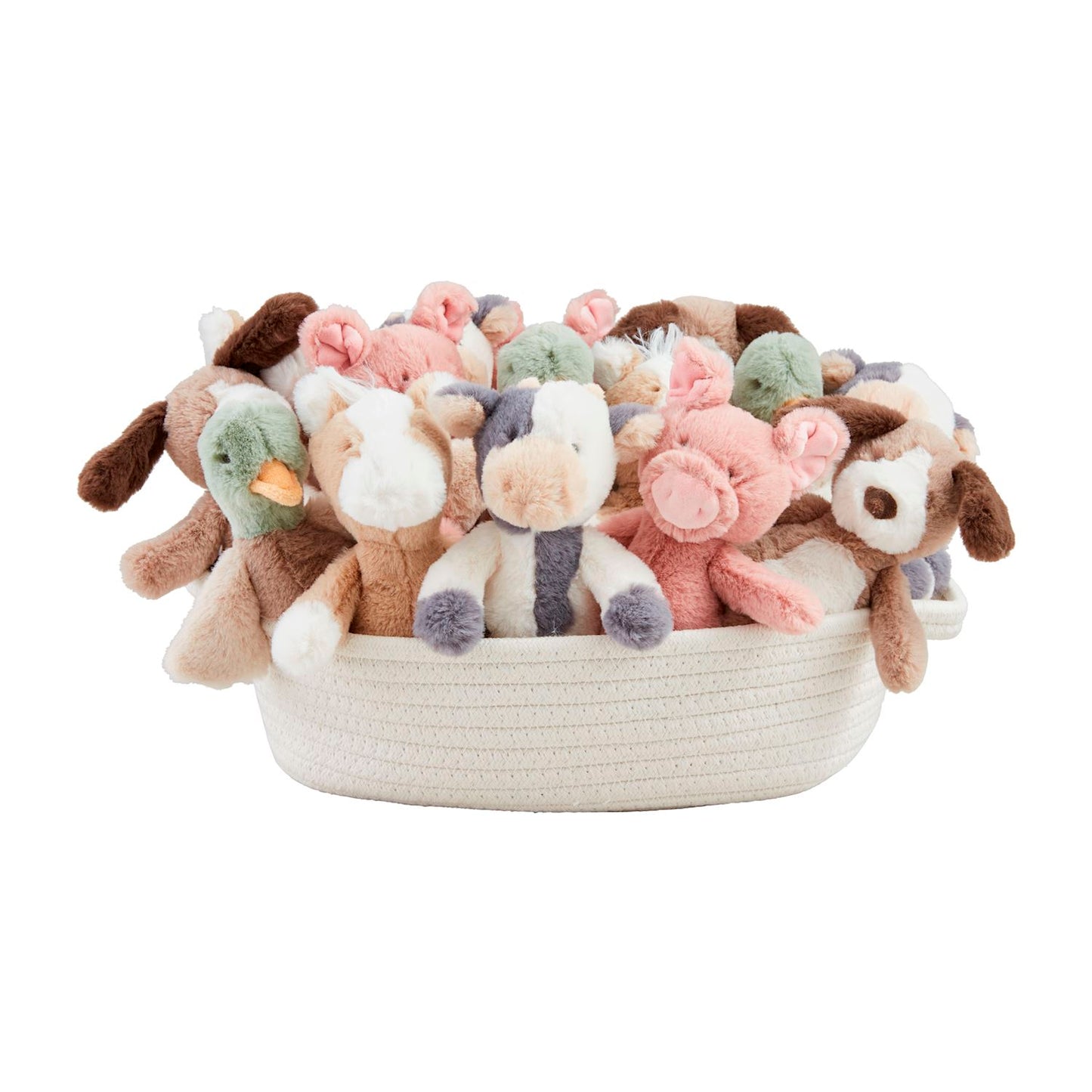 Farm Plush Rattle Pals