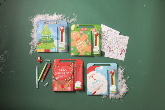 Holiday Coloring Book & Erasable Marker Sets