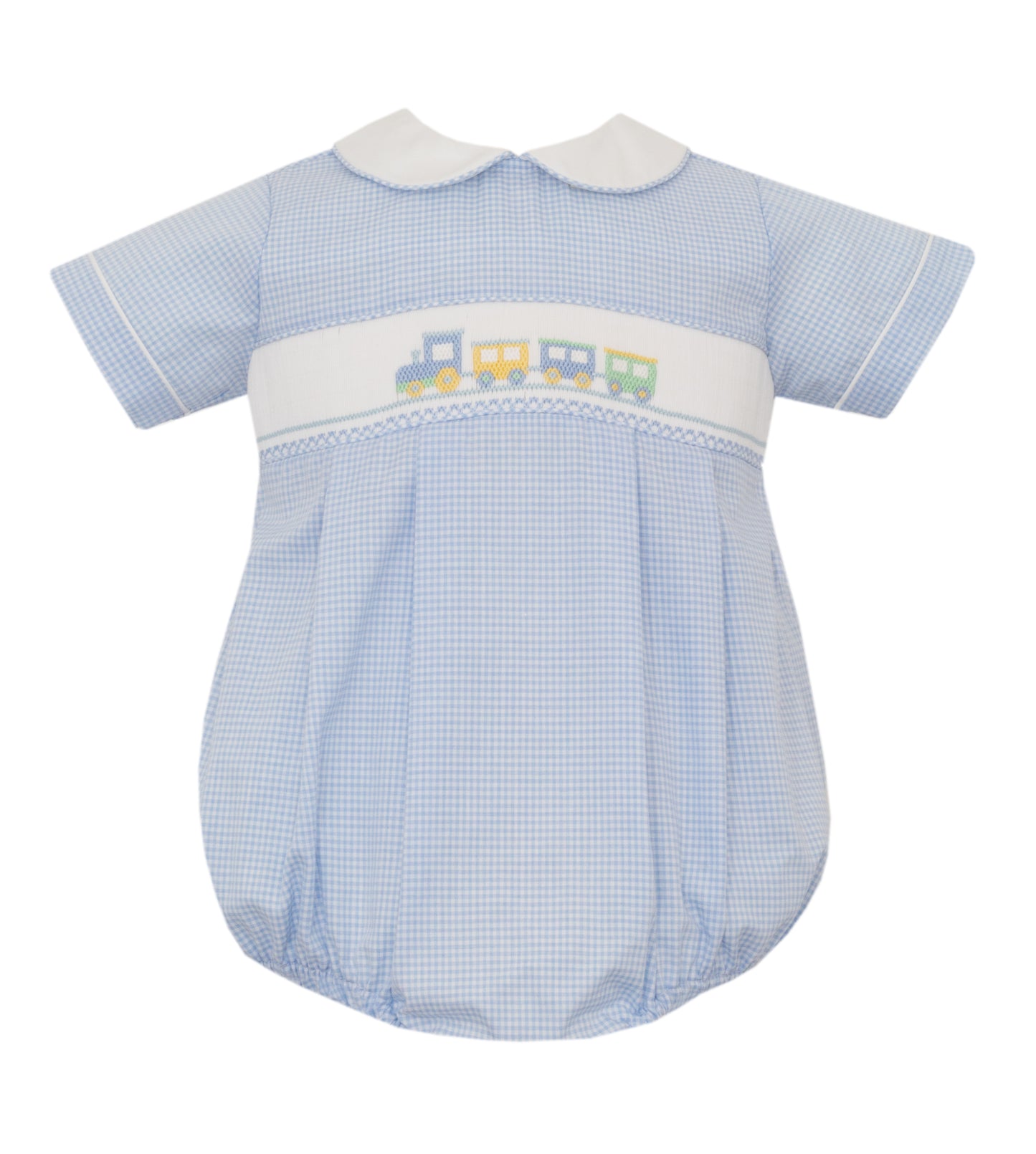 Train Gingham Bubble