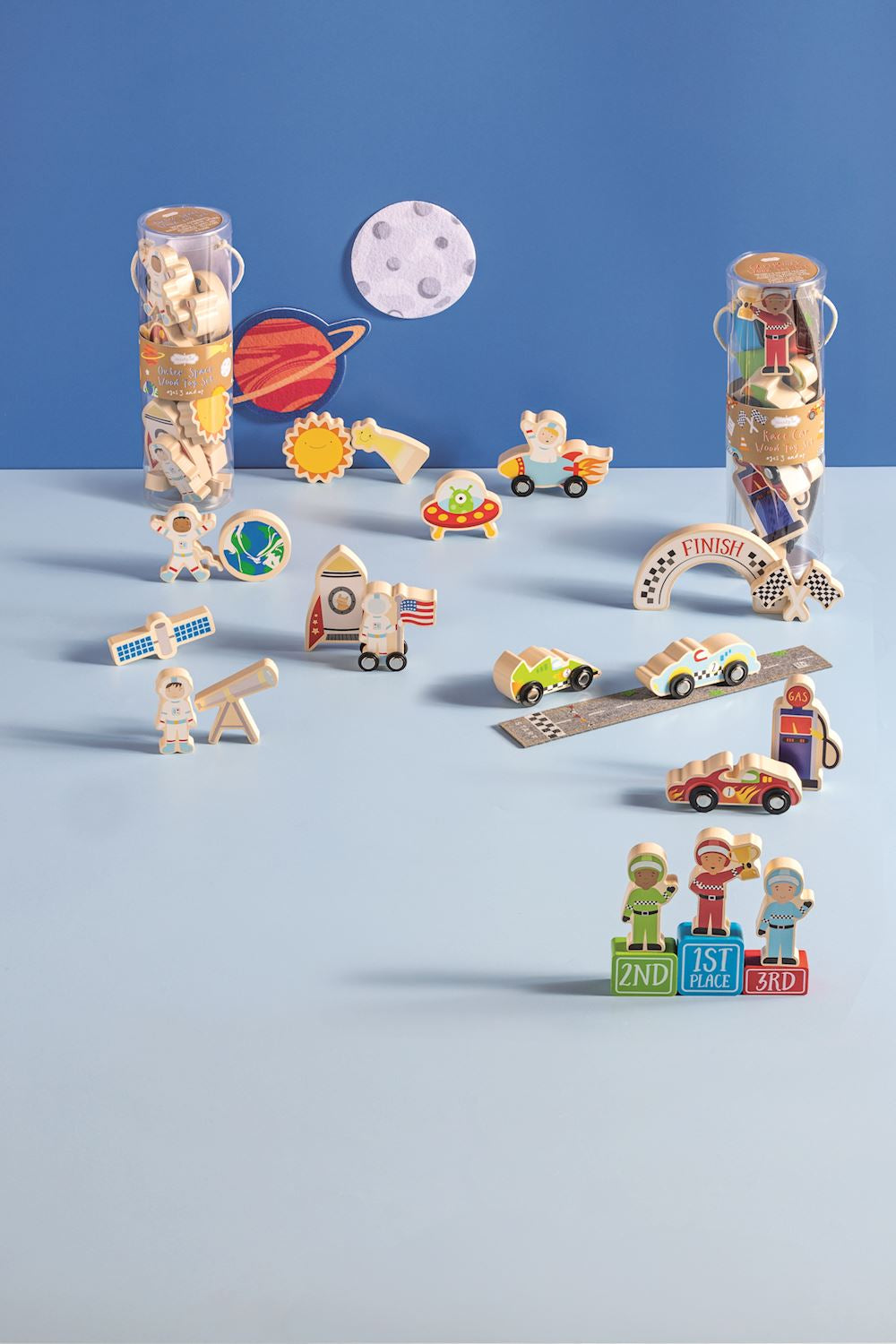 Outer Space Wood Toy Set