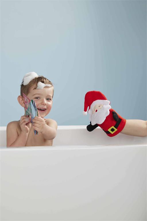 Santa Bath Book and Mitt