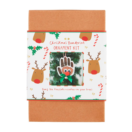 Christmas Handprint Ornament Kit, Reindeer