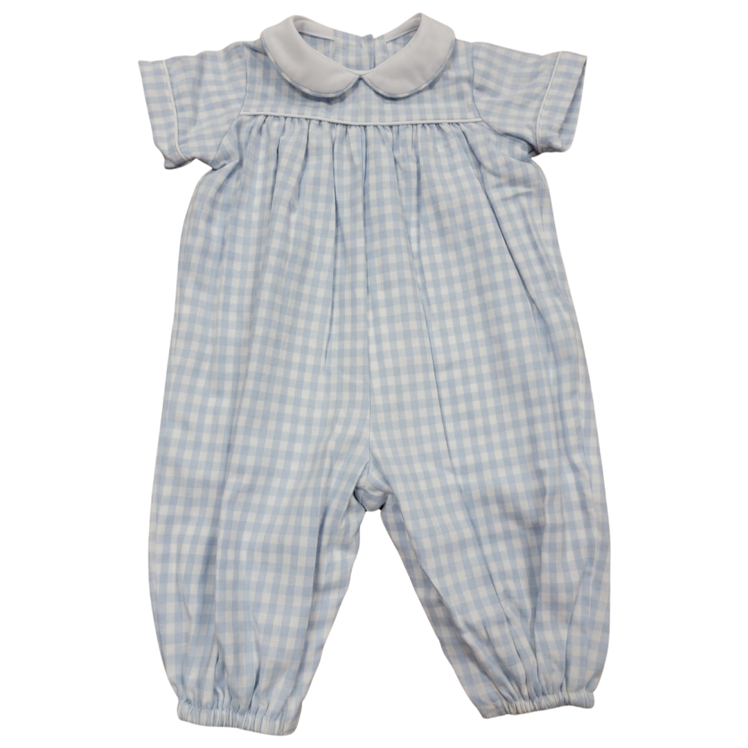 Hank Long Bubble, Blue Check Flannel