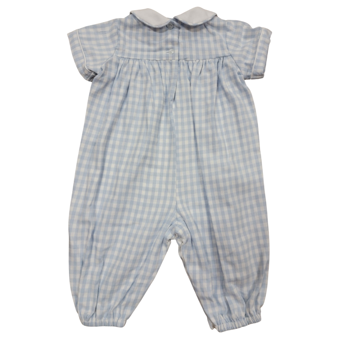 Hank Long Bubble, Blue Check Flannel