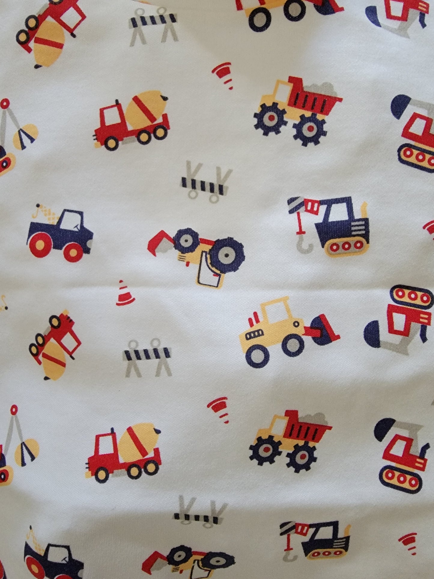 Boy's Construction Turtleneck, Navy, Red & Yellow