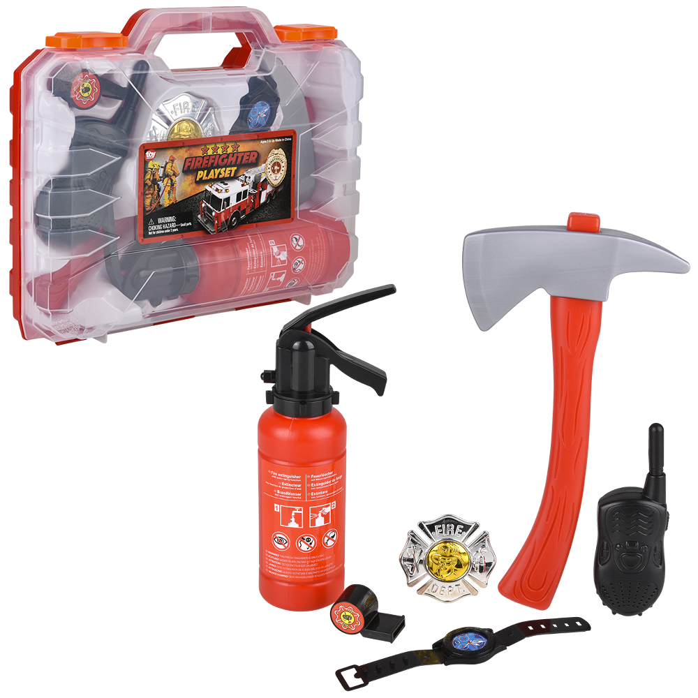 6 Piece Fire Fighter Role Play Set