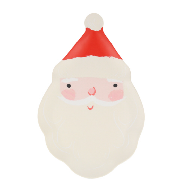 Melamine Santa Plate