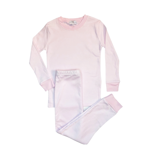 Loungewear Set, Pink Mini Stripe