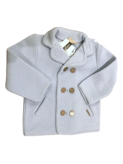 Light Blue Unisex Pea Coat
