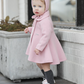 Pink Twirl Wool Coat