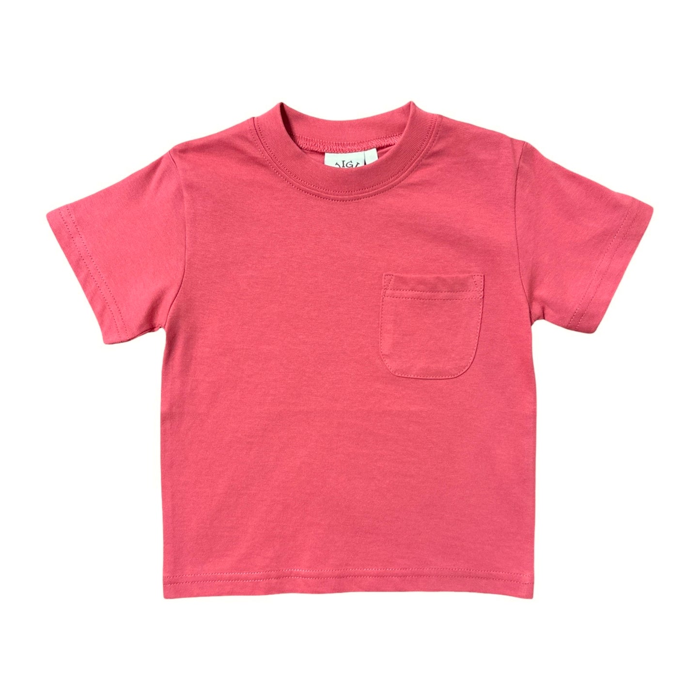 Boy's Short Sleeve Nantucket Red T-Shirt with Pocket