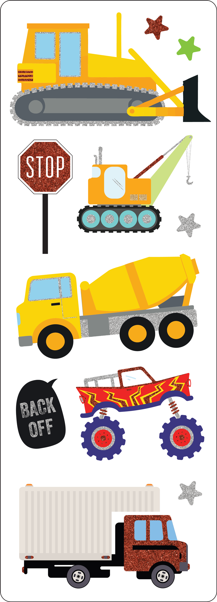 Trucks Sticker Set
