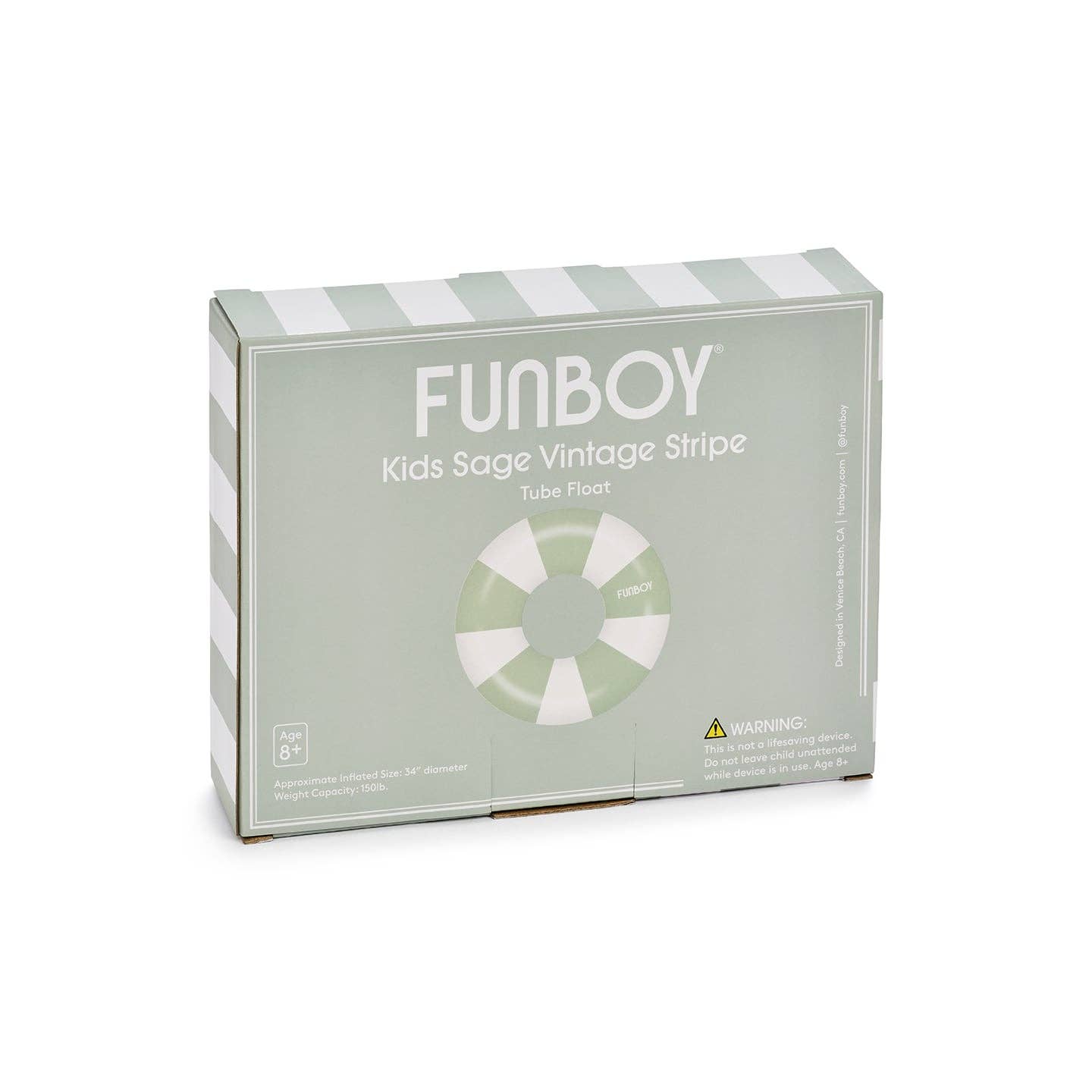 Kids Vintage Tube Float, Sage, 34"