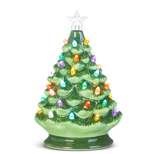 Vintage Lighted Tree 8"