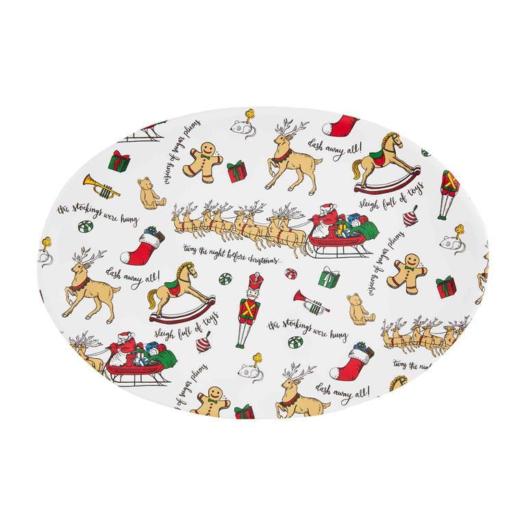 Night Before Christmas Platter