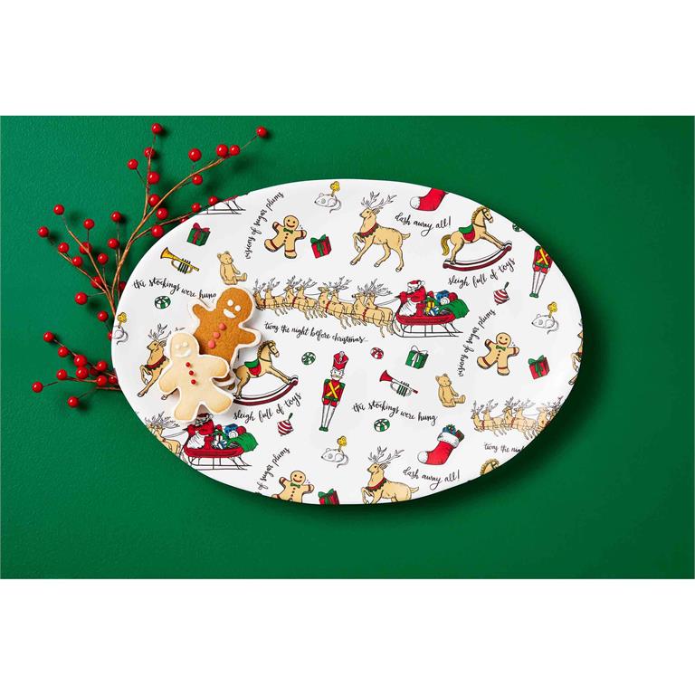 Night Before Christmas Platter