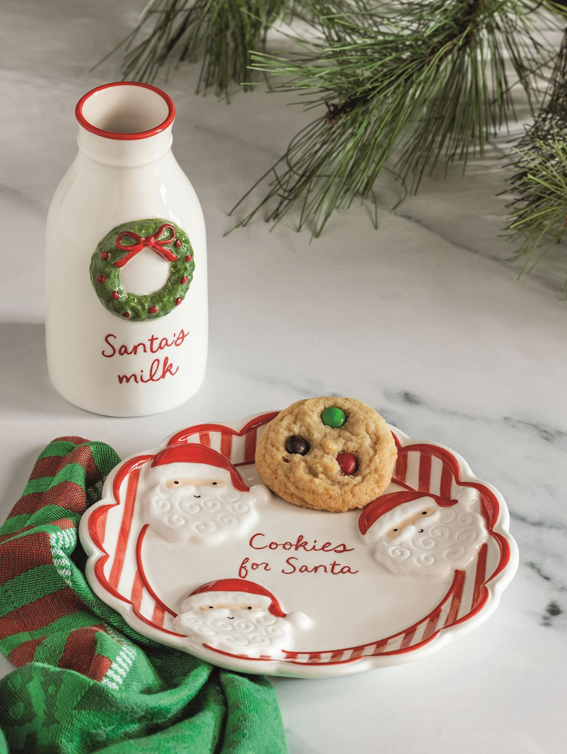 Cookies & Milk For Santa Set