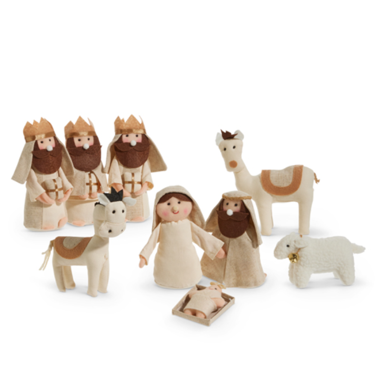9 Piece Nativity Scene
