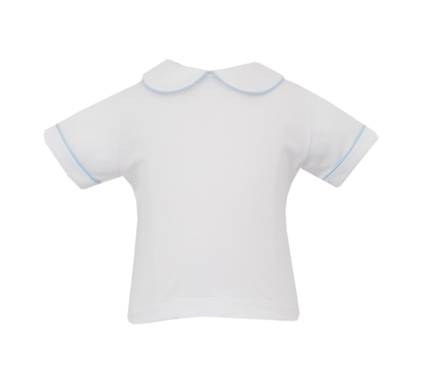 Collared Knit Shirt with Piping