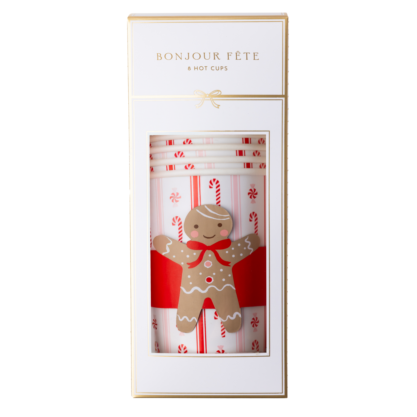 Sweet Gingerbread Hot Cups, Set of 8