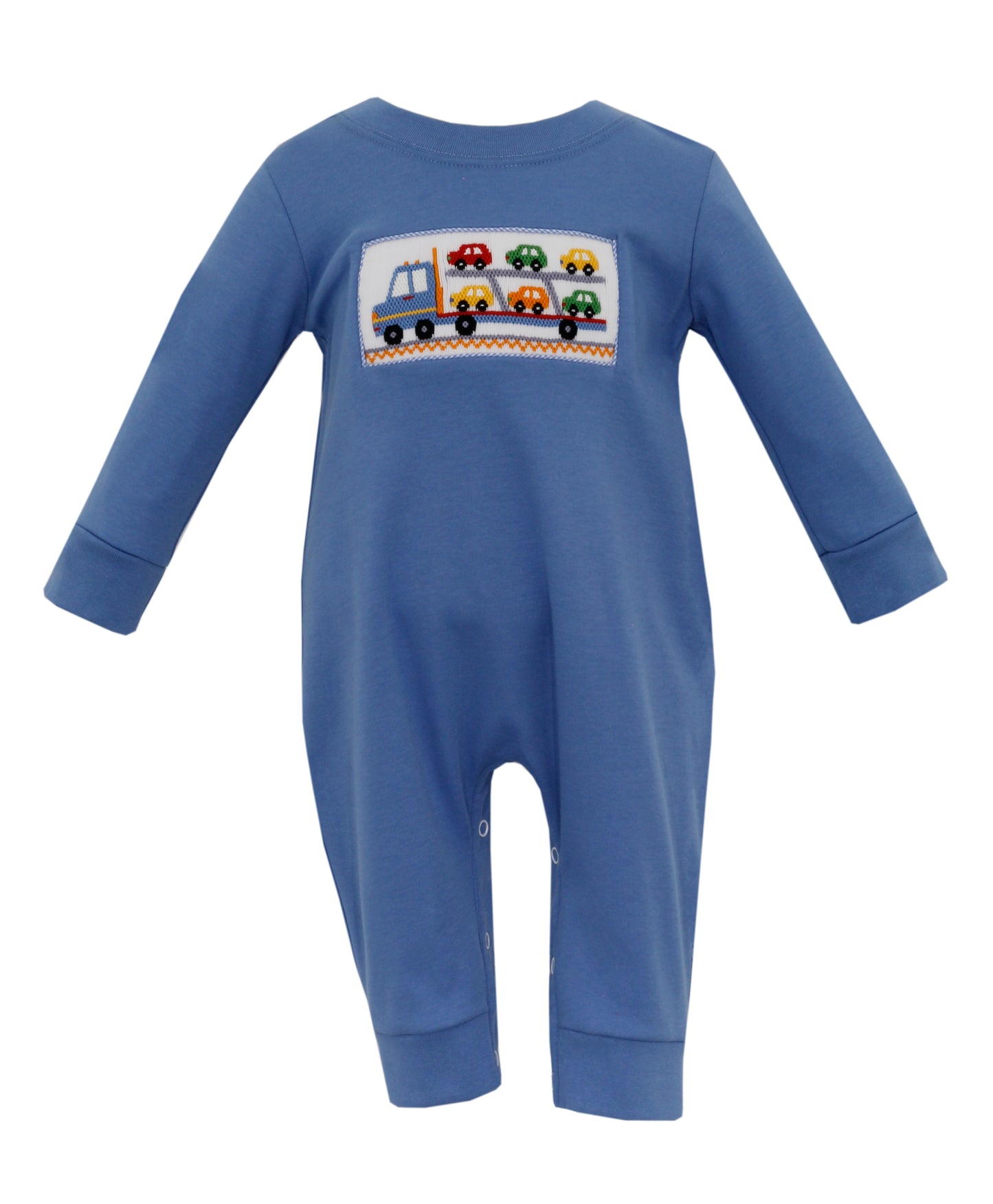 Boy Trailer Periwinkle Blue Knit Long Romper