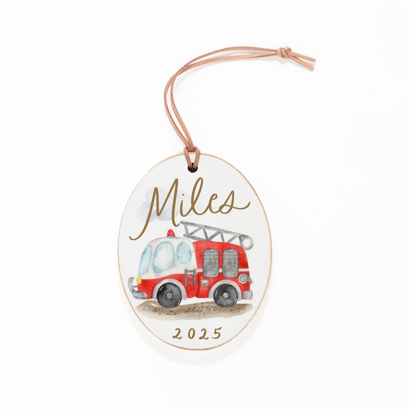 Ornament, Fire Truck