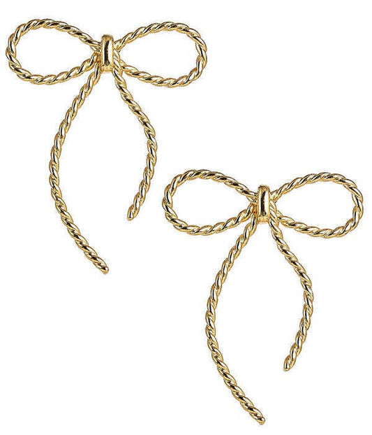 Tory Bow Earring