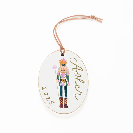 Ornament, Pink Nutcracker