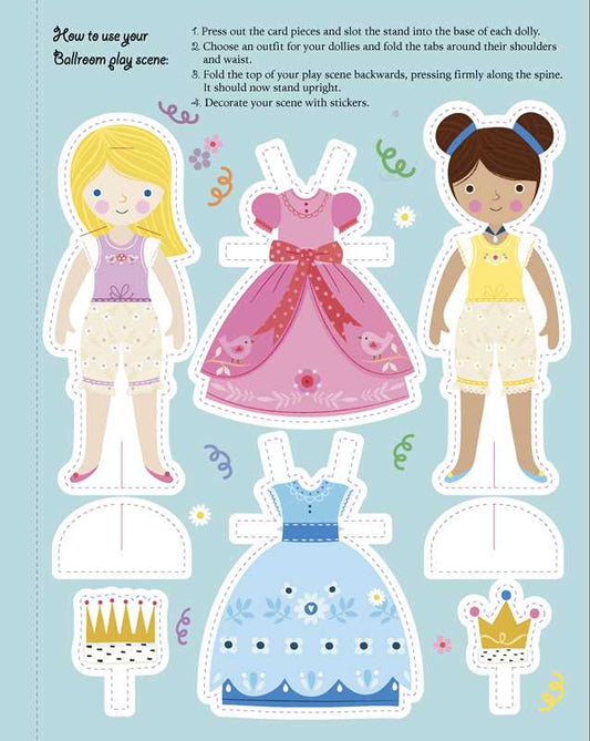 Princesses: Dress-Up Sticker Book