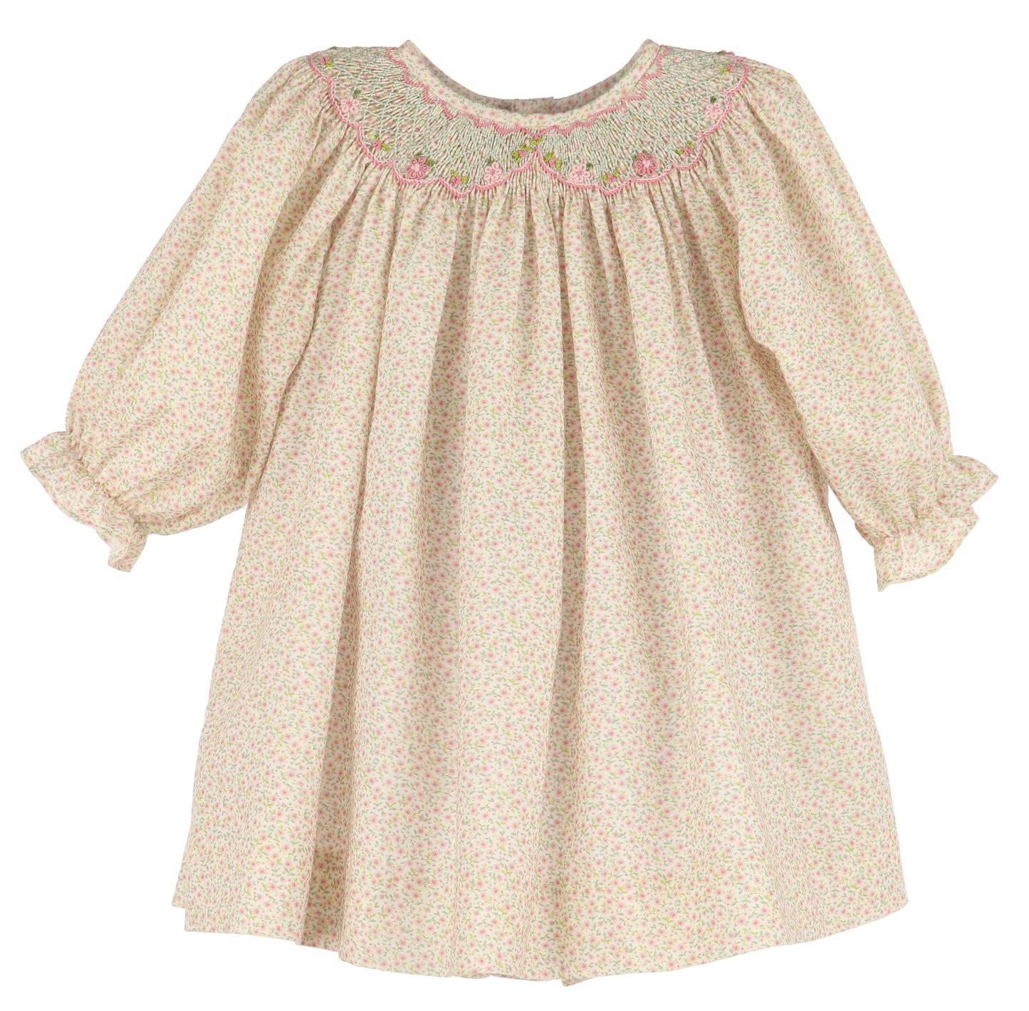 Harvest Floral Smock Bishop Dress