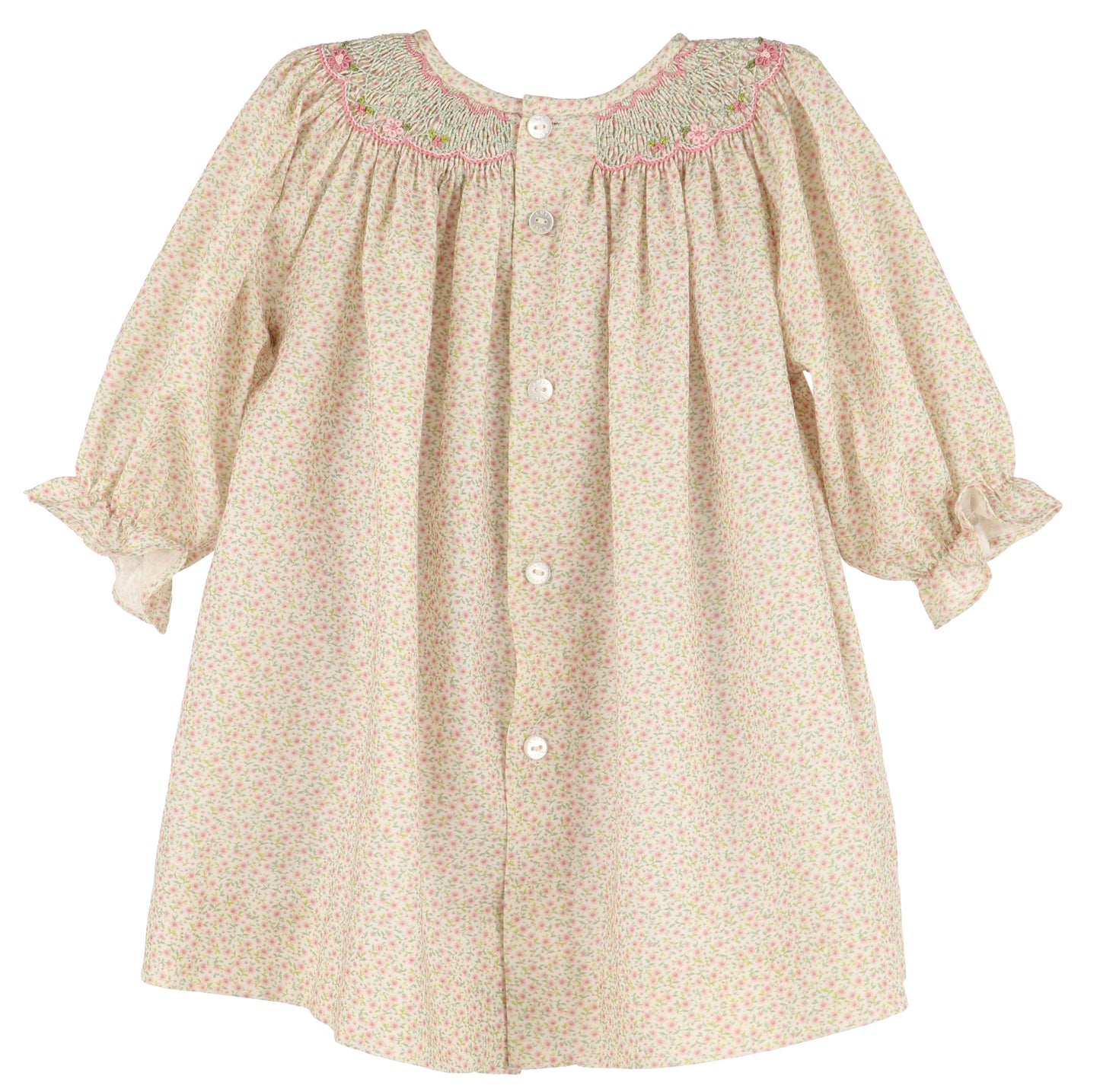 Harvest Floral Smock Bishop Dress