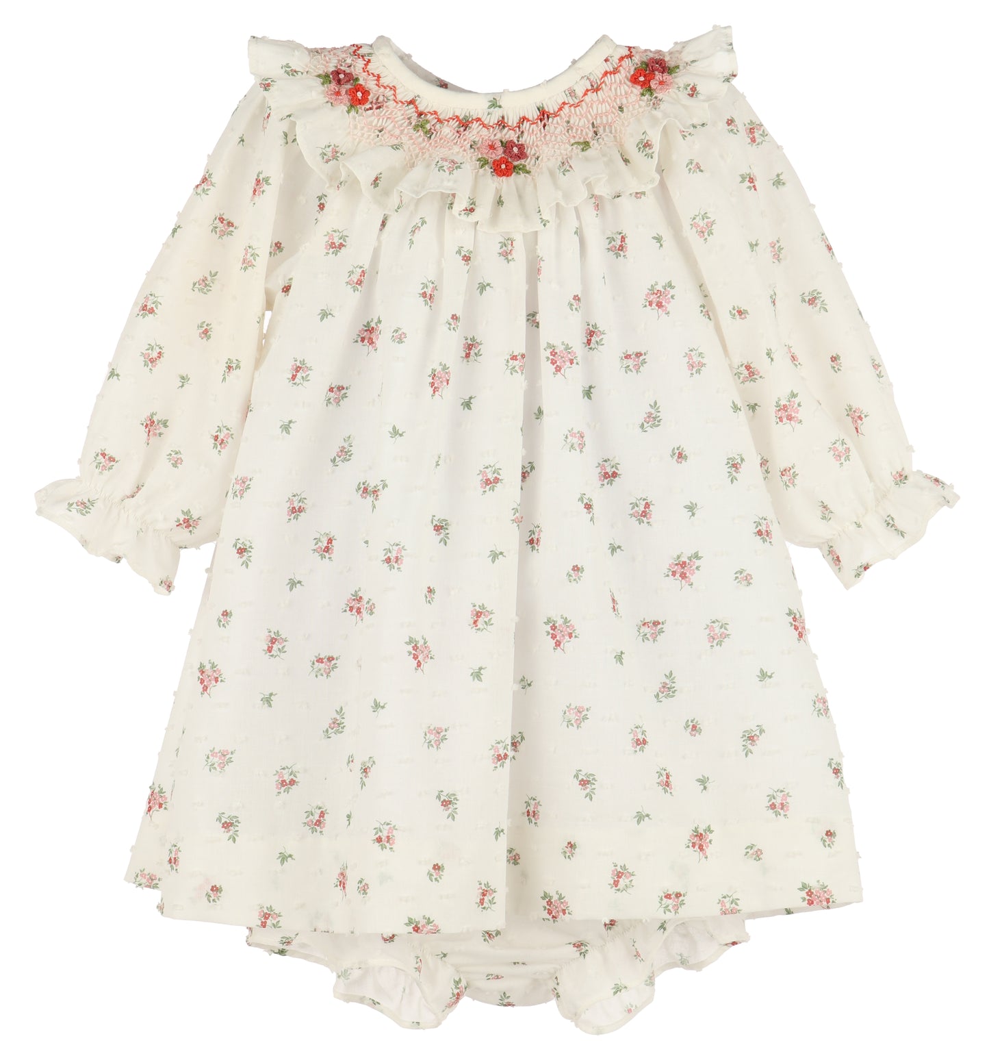 Plumetti Floral Smock Dress