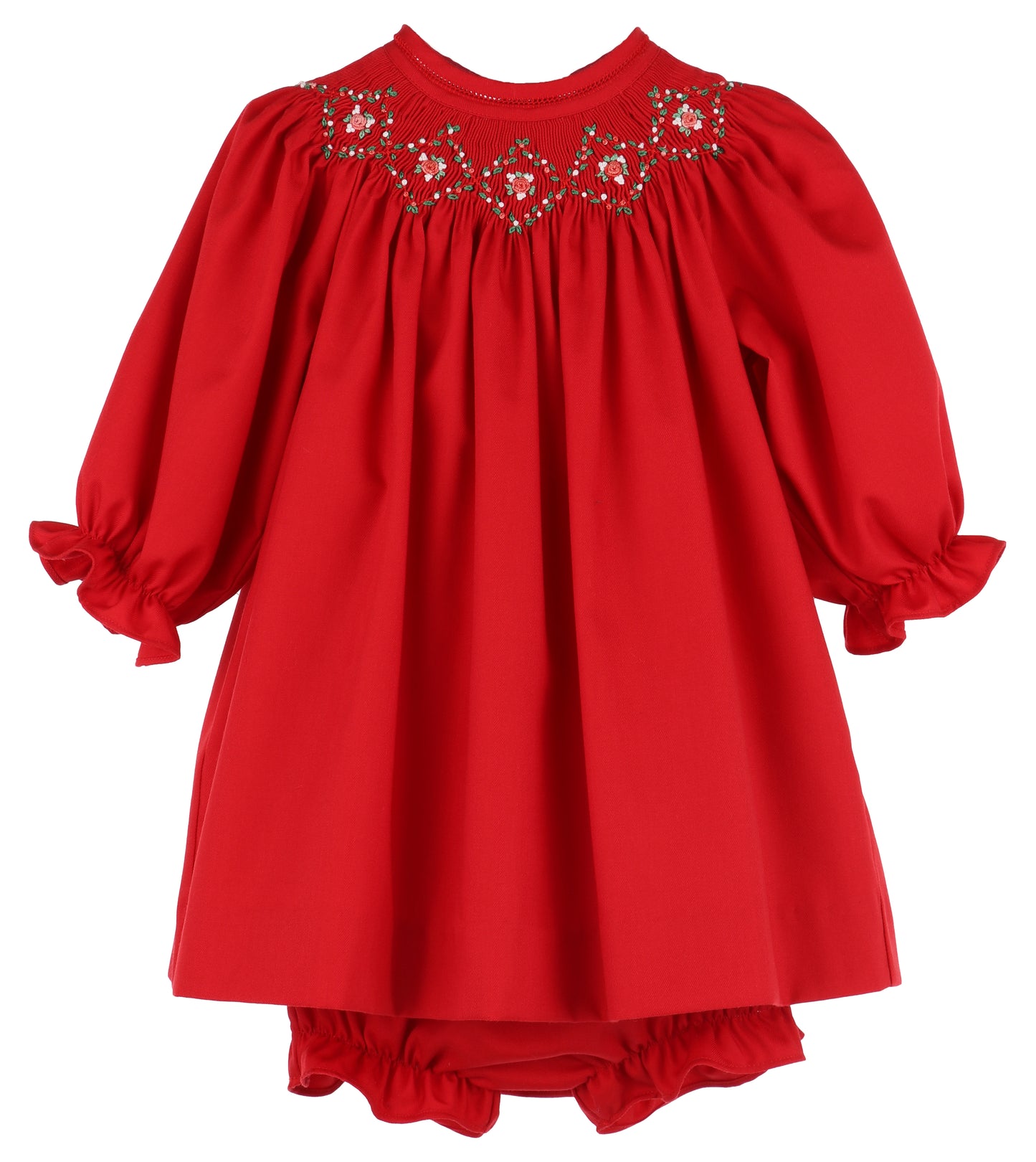 Merry & Bright Smock Bishop Dress