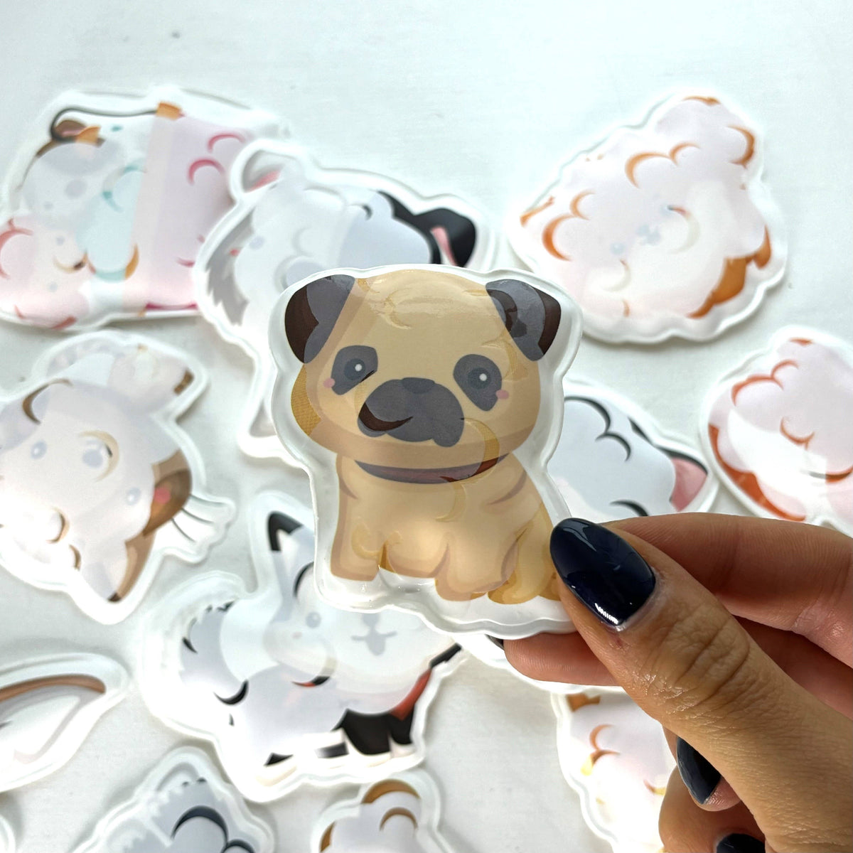Color Changing Bath Stickers - Muddy Paws Interactive Toy