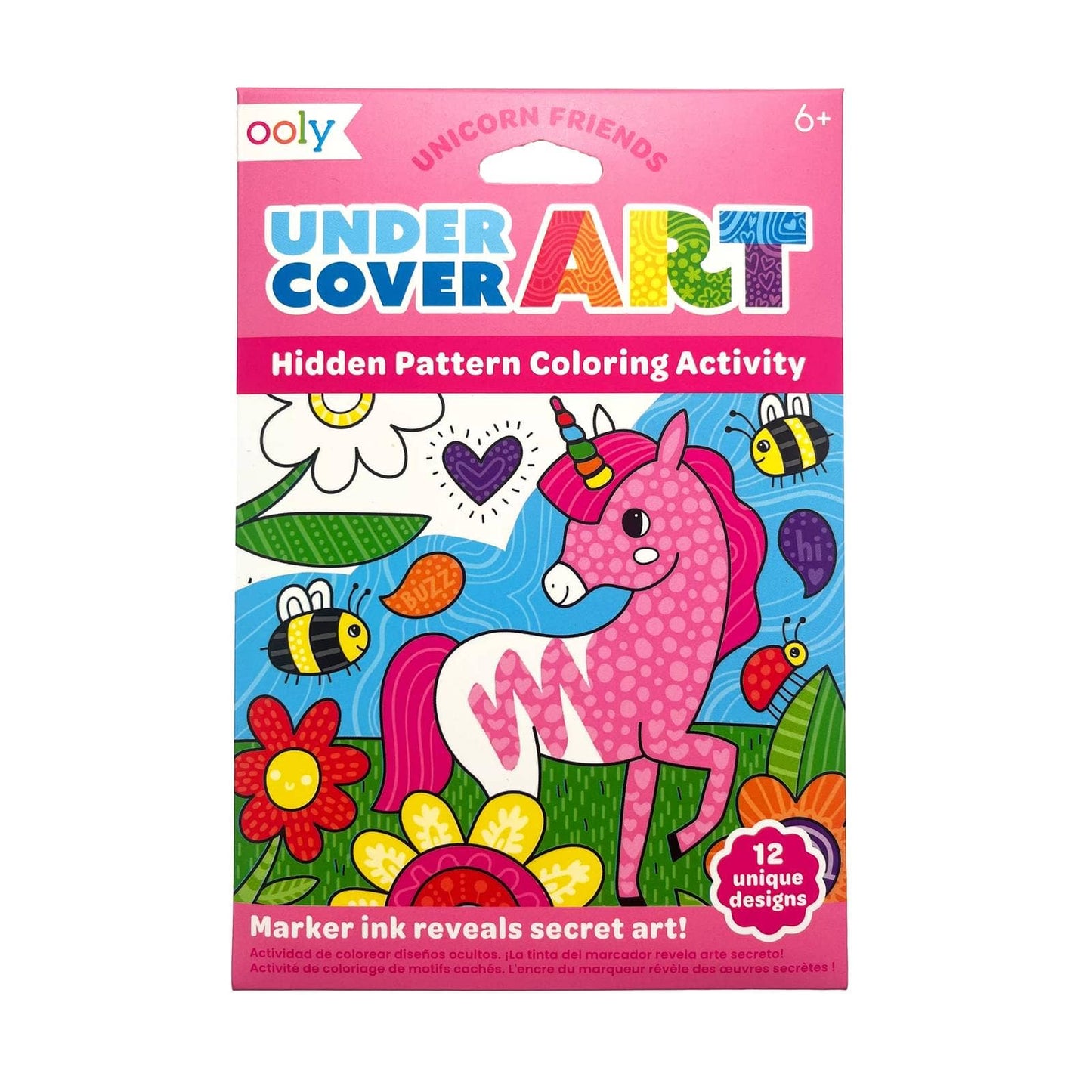 Undercover Art Hidden Patterns Coloring, Unicorn Friends
