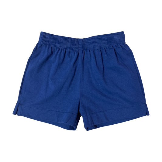 Boy's Navy Shorts with Red Star on Back Pocket