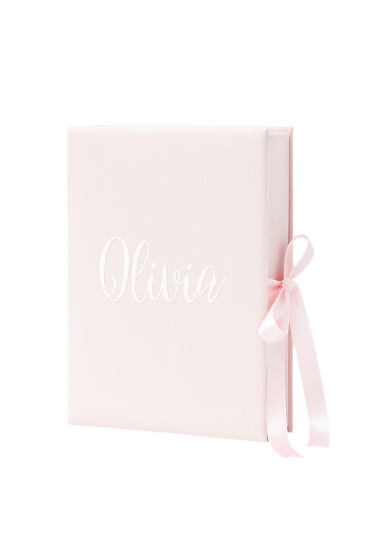 Pink Microstripe Medium Keepsake Box