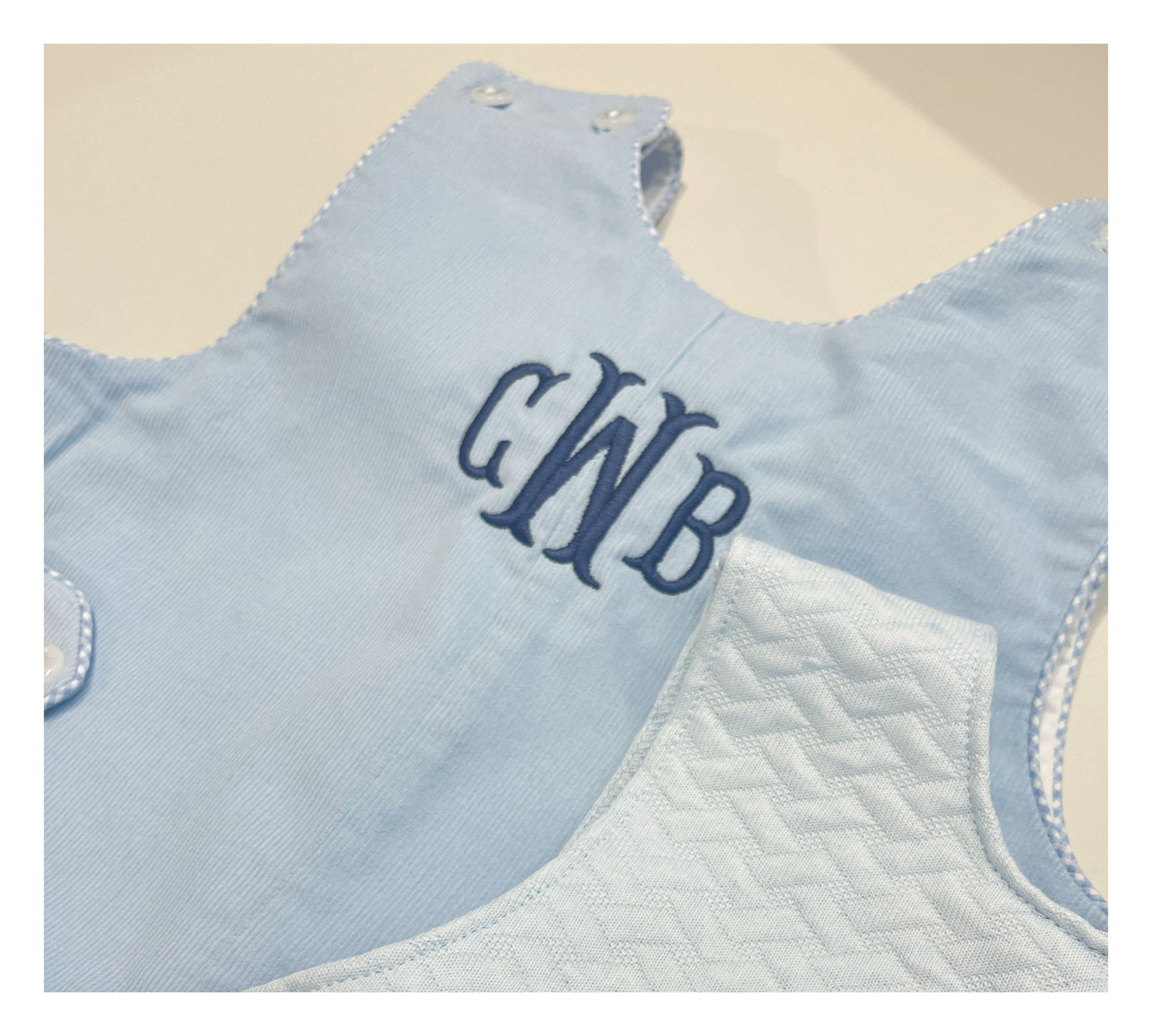 Boy Corduroy Long John John, Blue