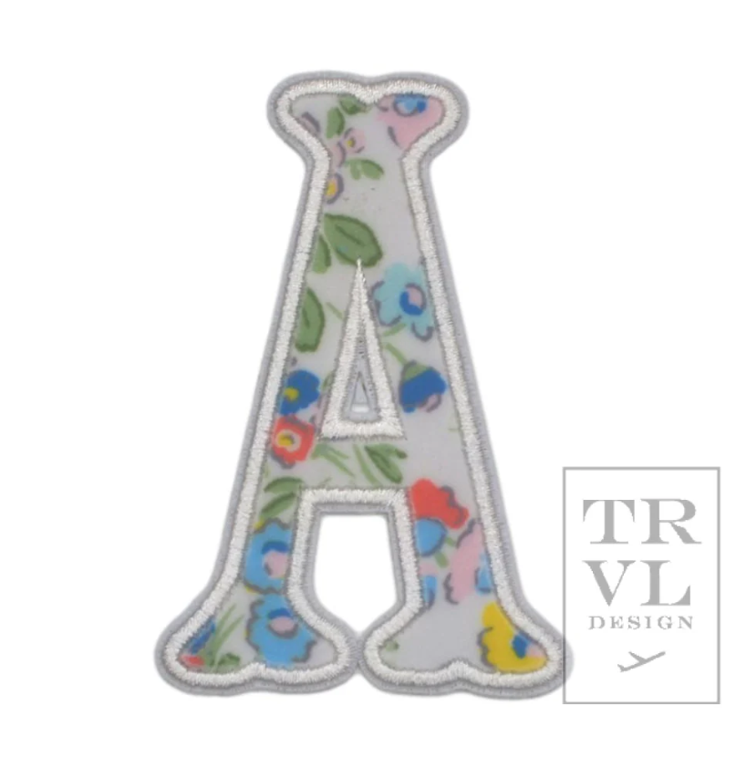 Applique Letters, Posies (sold individually- only works with TRVL coated items)