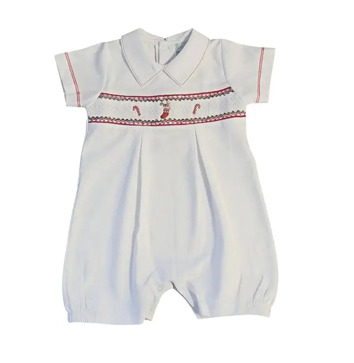 Boy Christmas Stockings Romper