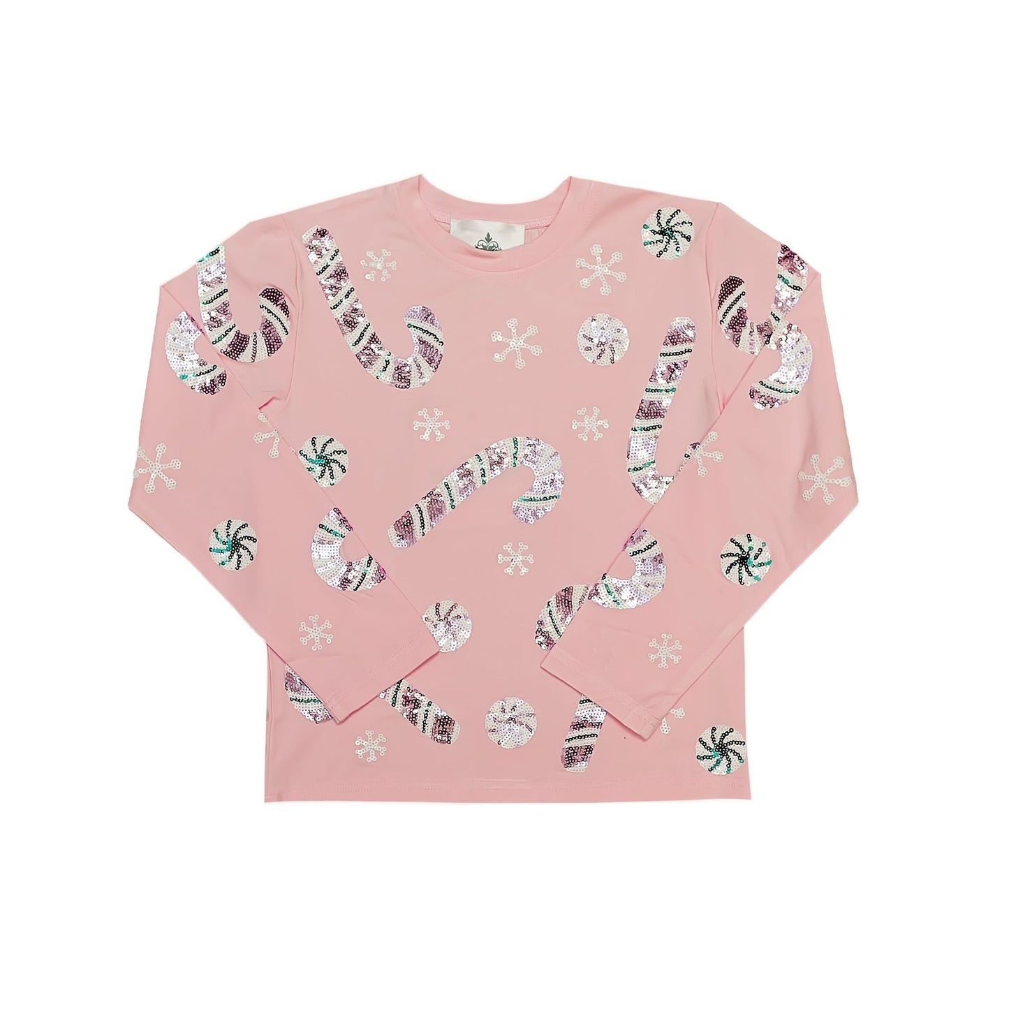 Candy Cane Long Sleeve Top