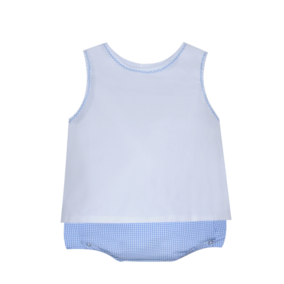 Gingham Bailey Diaper Set