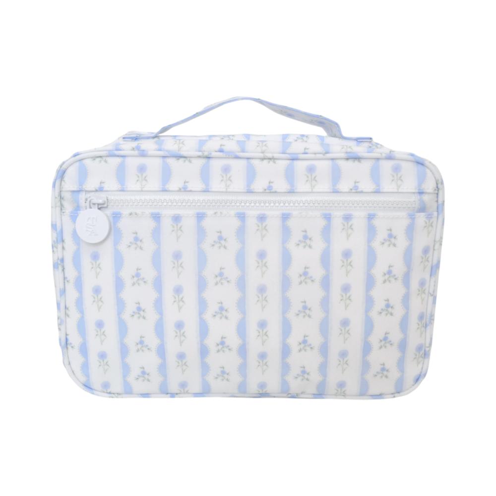 Bundle Up2 Hanging Toiletry Bag, Ribbon Floral Blue – Baby Braithwaite